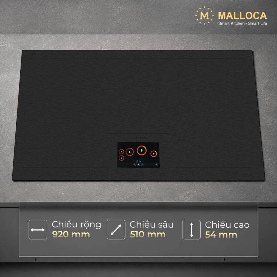 Alternative view of Bếp từ đa điểm Malloca SKYLUX MH92TFT