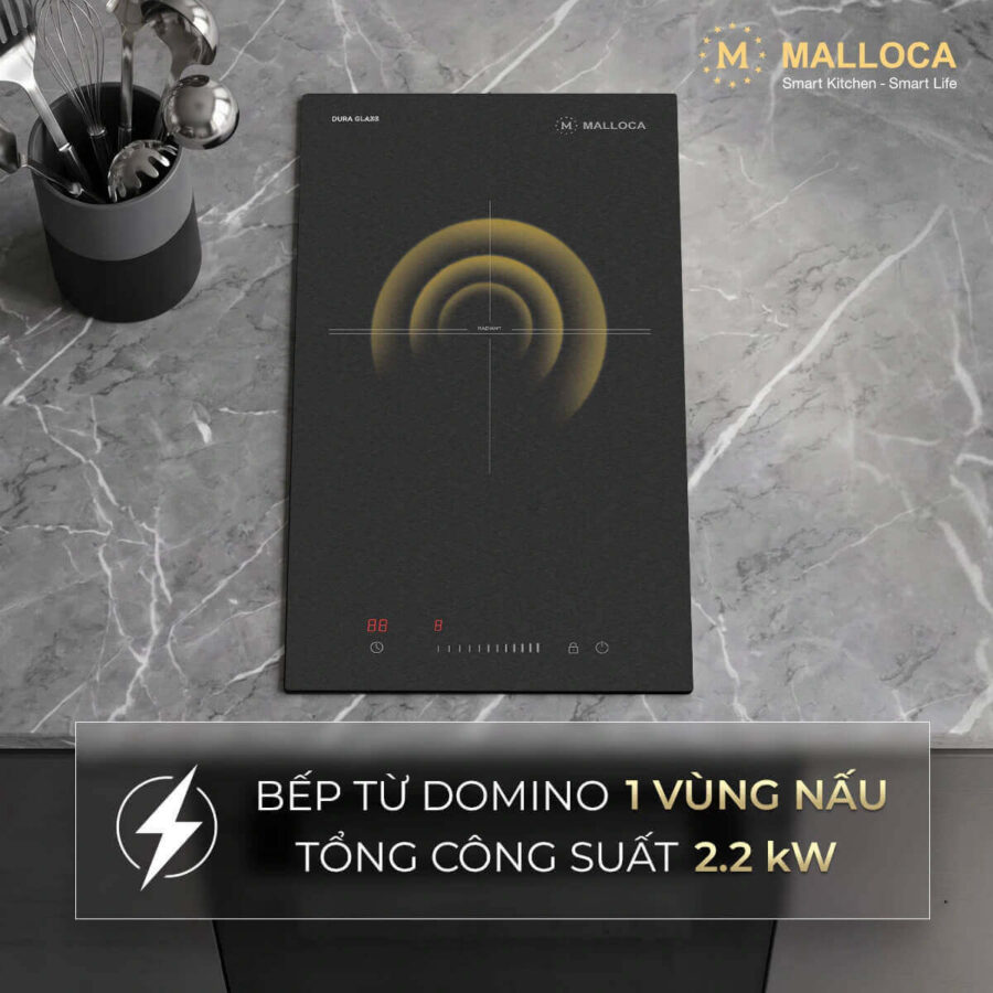 Bếp từ domino 1 vùng nấu Malloca MDI301 - Ảnh 3