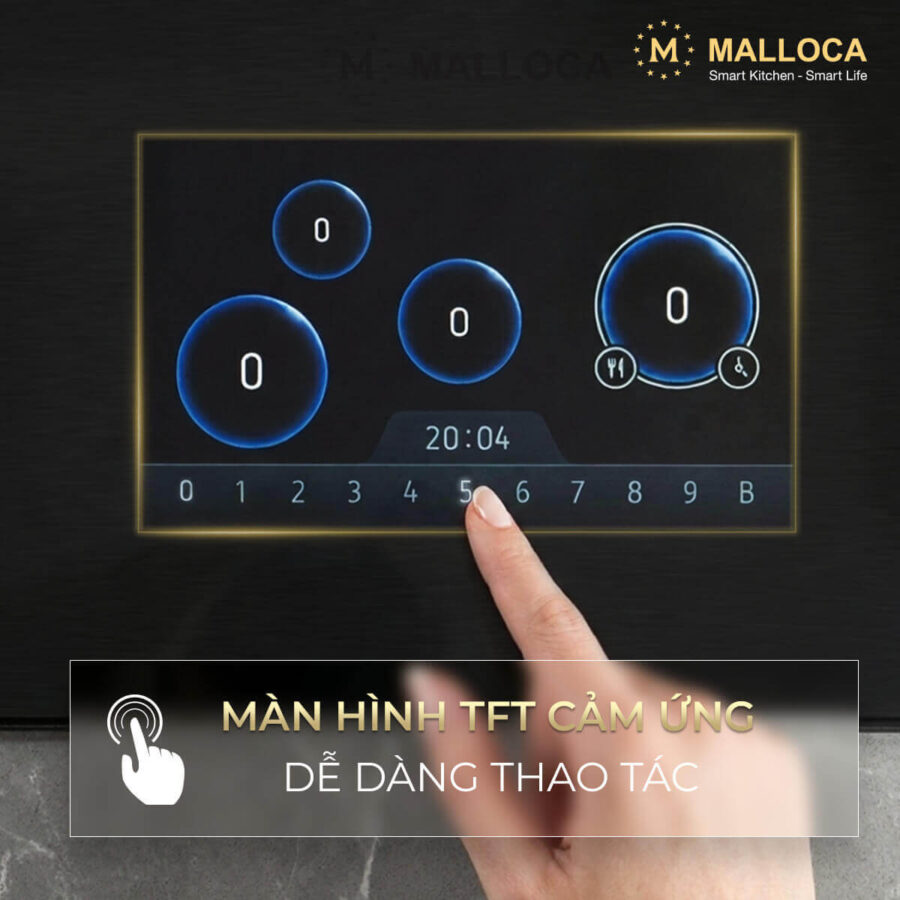 Bếp từ đa điểm Malloca SKYLUX MH92TFT - Ảnh 6