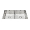 Chậu rửa chén 2 hố Inox 304 Malloca MS6075