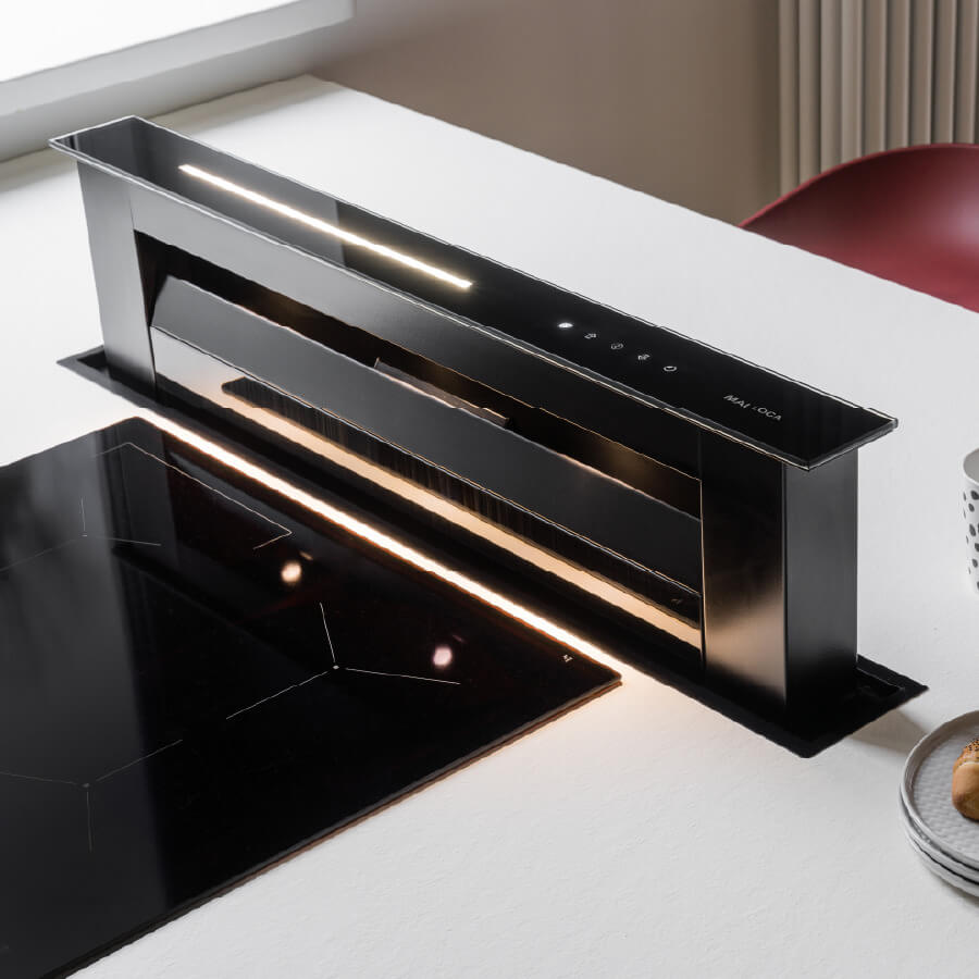 Máy hút mùi âm bàn Downdraft Malloca DOWNDRAFT K900BM