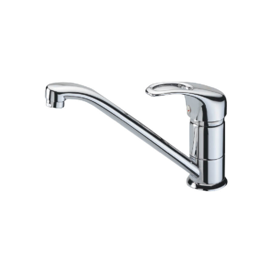 Vòi rửa chén lạnh đồng thau chrome Malloca K120C