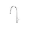 Vòi rửa chén nóng lạnh đồng thau mạ PVD Inox Malloca K1090SS