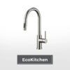 Vòi rửa chén nóng lạnh dây rút Inox 304 Malloca K1719SS