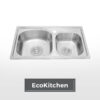 Chậu rửa chén 2 hố Inox 304 Malloca MS1011P
