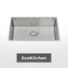 Chậu rửa chén 1 hố inox 304 lắp âm hoặc lắp nổi Malloca MS6074