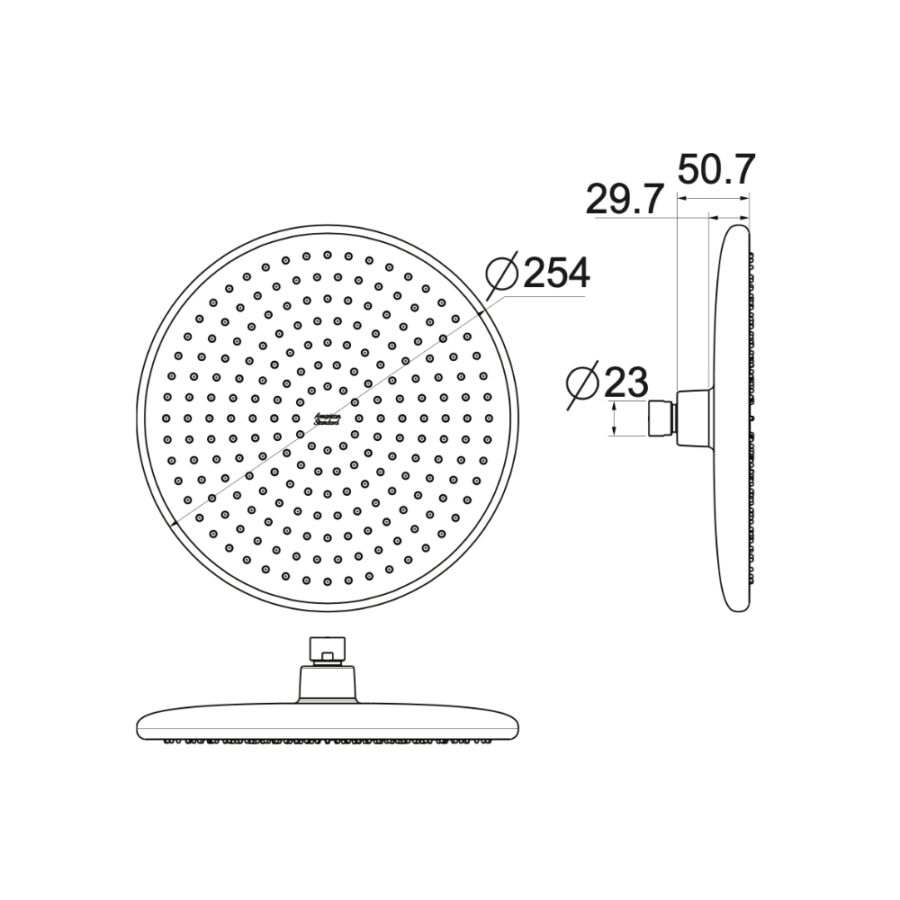 Đầu sen phun mưa American Standard WF-3096 (WF3096) (1030960001)