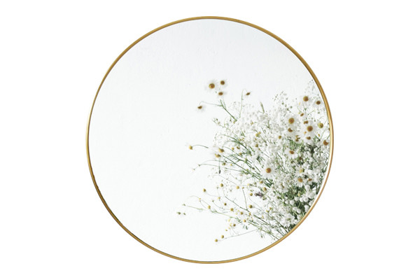 Gương soi khung bằng đồng 50x70cm Kanly PK11.01
