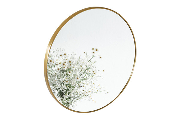 Gương soi khung bằng đồng 50x70cm Kanly PK11.01