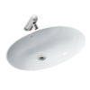 Chậu rửa mặt lavabo âm bàn INAX AL-2216V/BW1 men Aqua Ceramic