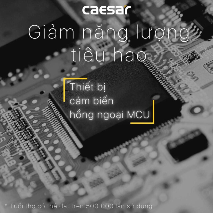 Van xả cảm ứng bồn tiểu nam Caesar A654