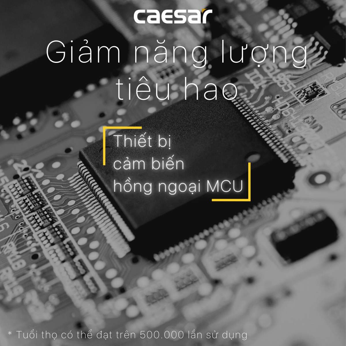 Van xả cảm ứng bồn tiểu nam Caesar A654