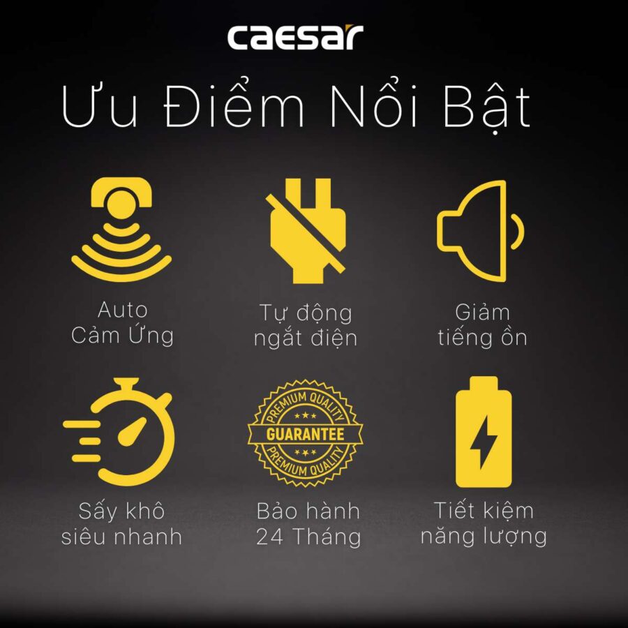 Máy sấy tay Caesar A801