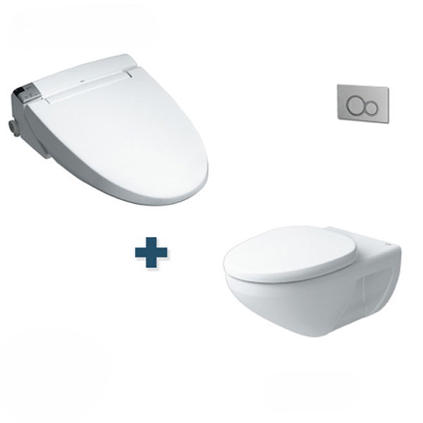 Bồn cầu treo tường nắp điện tử INAX AC-23P + CW-KA22AVN