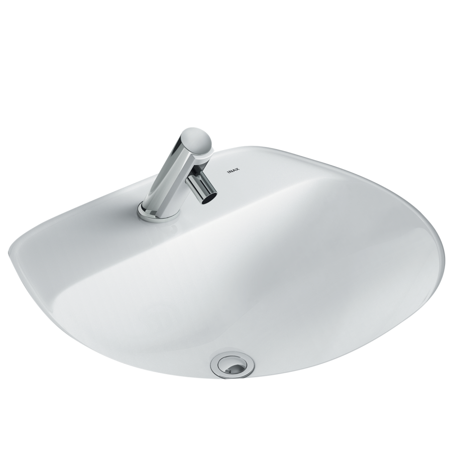 Chậu rửa mặt lavabo âm bàn INAX AL-2094V (AL2094V) (AL-2094VFC) men Aqua Ceramic