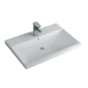 Chậu lavabo dương vành INAX AL-2397V (AL2397V) (AL-2397VFC) men Aqua Ceramic
