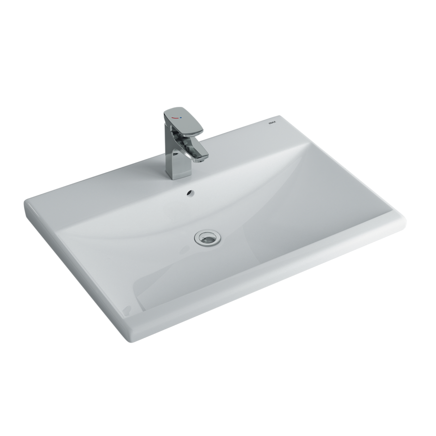 Chậu lavabo dương vành INAX AL-2397V (AL2397V) (AL-2397VFC) men Aqua Ceramic