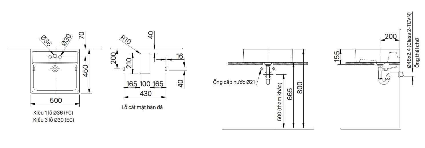 Chậu rửa lavabo đặt bàn INAX L-293V (L293V) (L-293VFC)