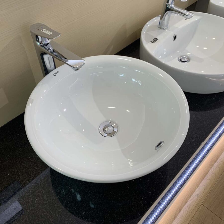 Chậu rửa lavabo đặt bàn INAX AL-445V (AL445V) men Aqua Ceramic
