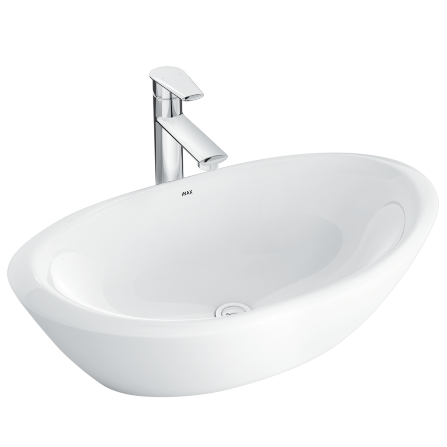 Chậu rửa lavabo đặt bàn INAX AL-465V (AL465V) men Aqua Ceramic