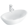 Chậu rửa lavabo đặt bàn INAX AL-465V (AL465V) men Aqua Ceramic