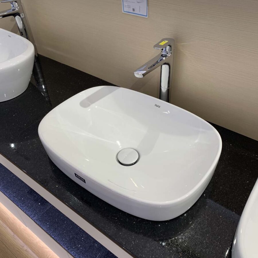 Chậu rửa lavabo đặt bàn INAX AL-642V (AL642V) men Aqua Ceramic