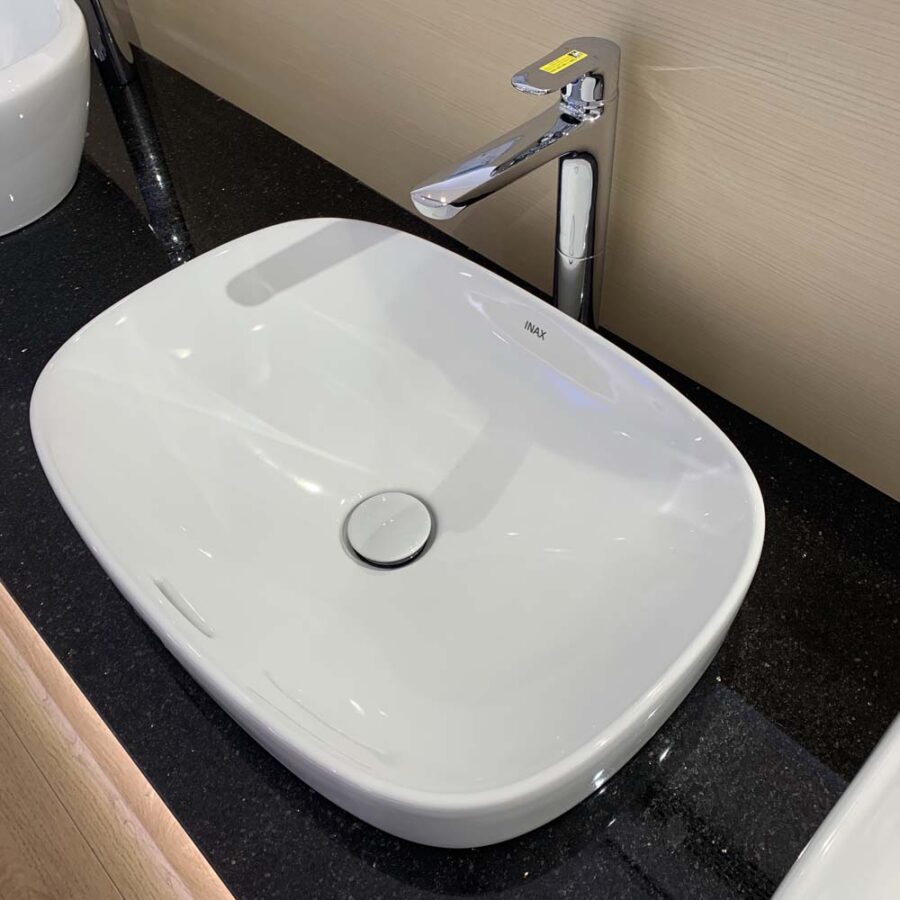 Chậu rửa lavabo đặt bàn INAX AL-642V (AL642V) men Aqua Ceramic