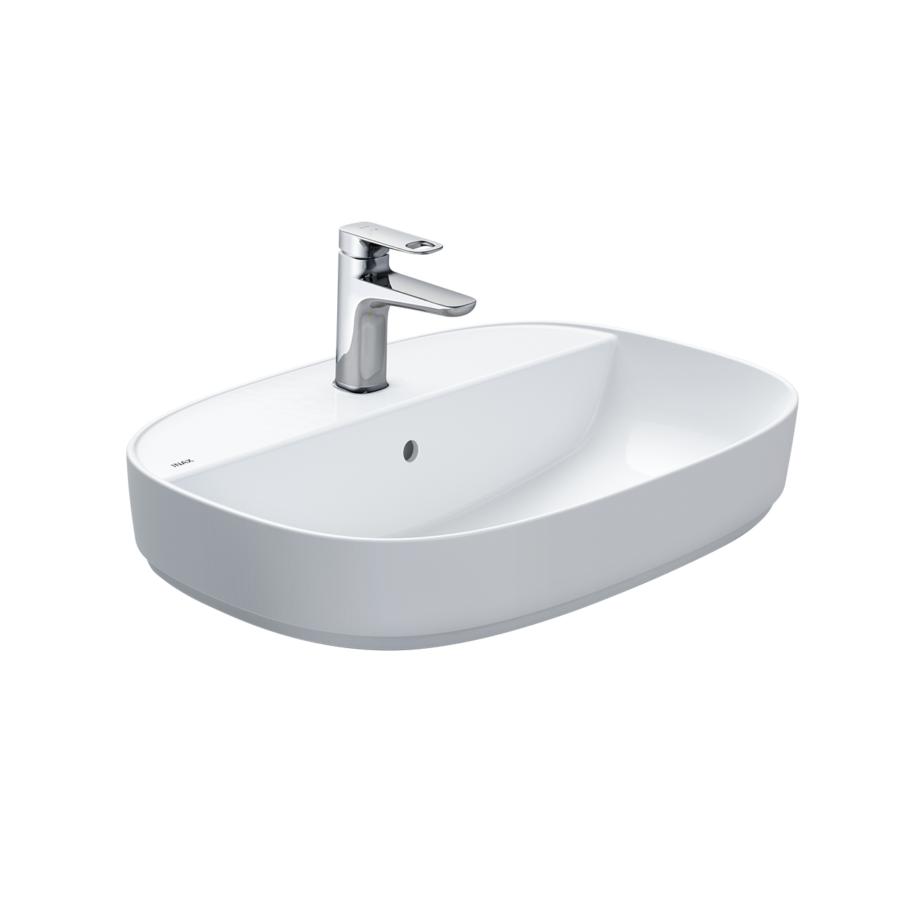 Chậu rửa lavabo đặt bàn INAX AL-652V (AL652V) (AL-652VFC) men Aqua Ceramic