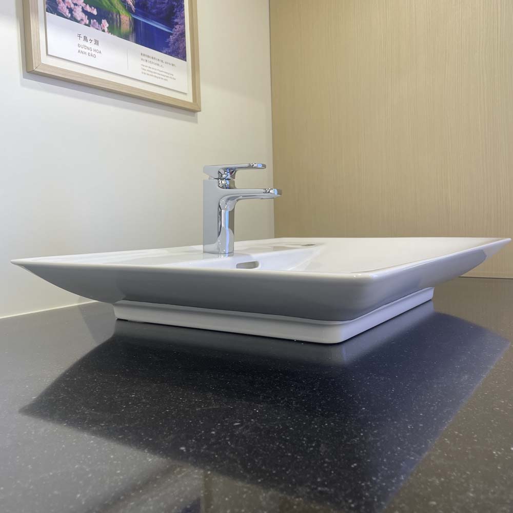 Chậu rửa lavabo đặt bàn INAX AL-S630V (ALS630V) (AL-S630VFC) men Aqua Ceramic