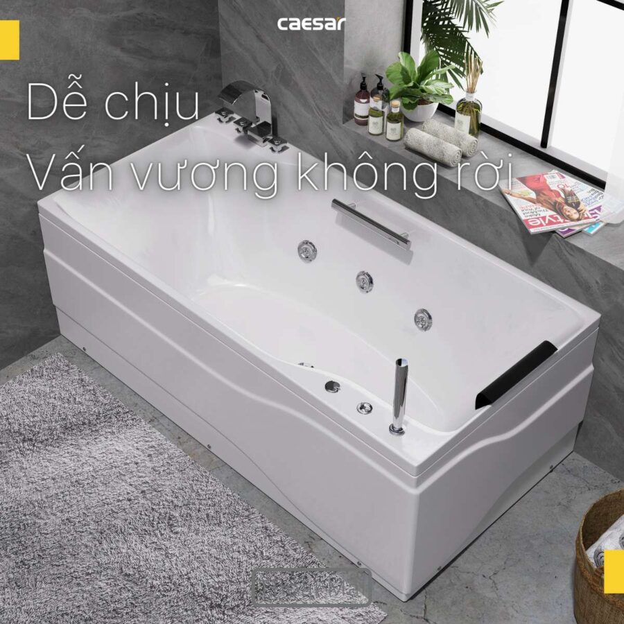 Bồn tắm chân yếm 1m7 Caesar AT0870L(R)
