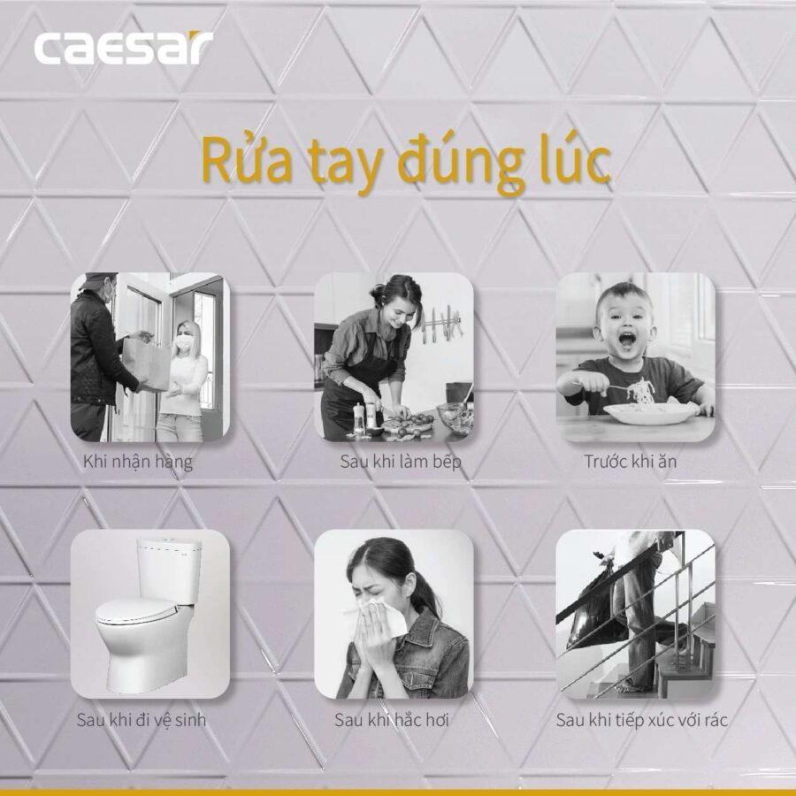 Vòi chậu lavabo lạnh Caesar B061CU/ B061CBU