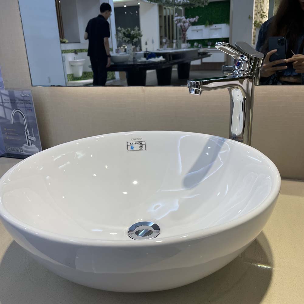 Vòi chậu lavabo nóng lạnh Caesar B571CU/ B571CBU