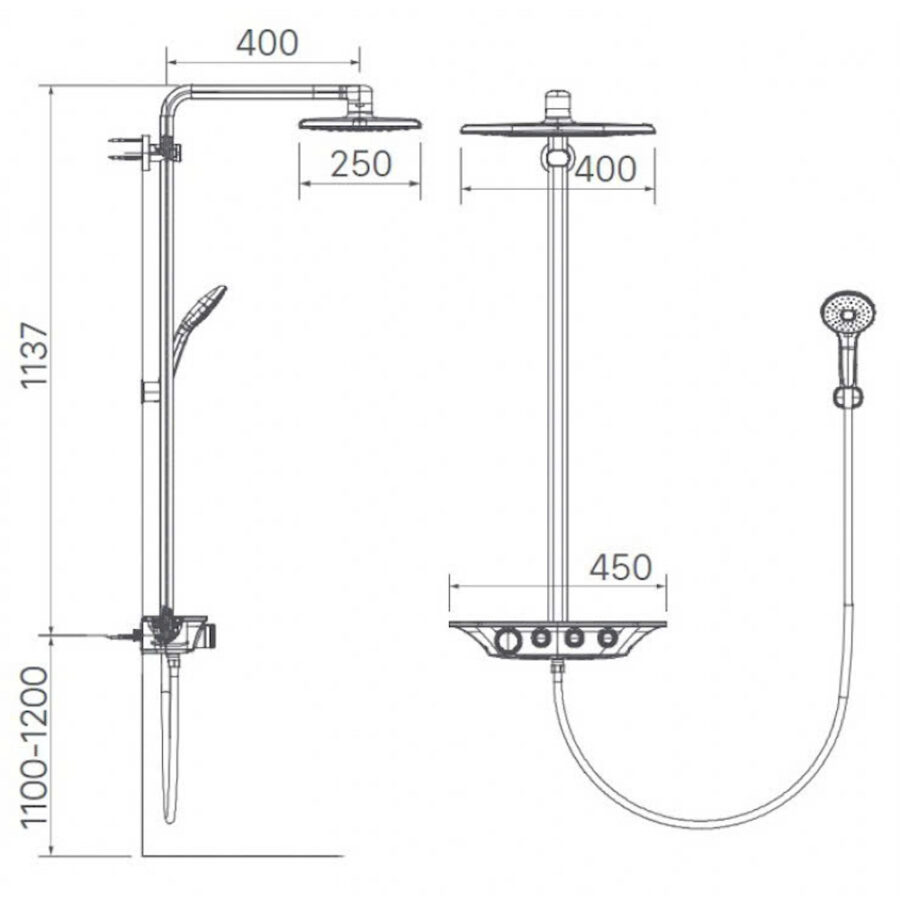 Sen tắm cây nhiệt độ INAX BFV-655T-SPA (BFV655TSPA)
