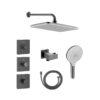 Bộ sen âm nhiệt độ 2 đường American Standard EasySet Experience - Brushed Hard Graphite