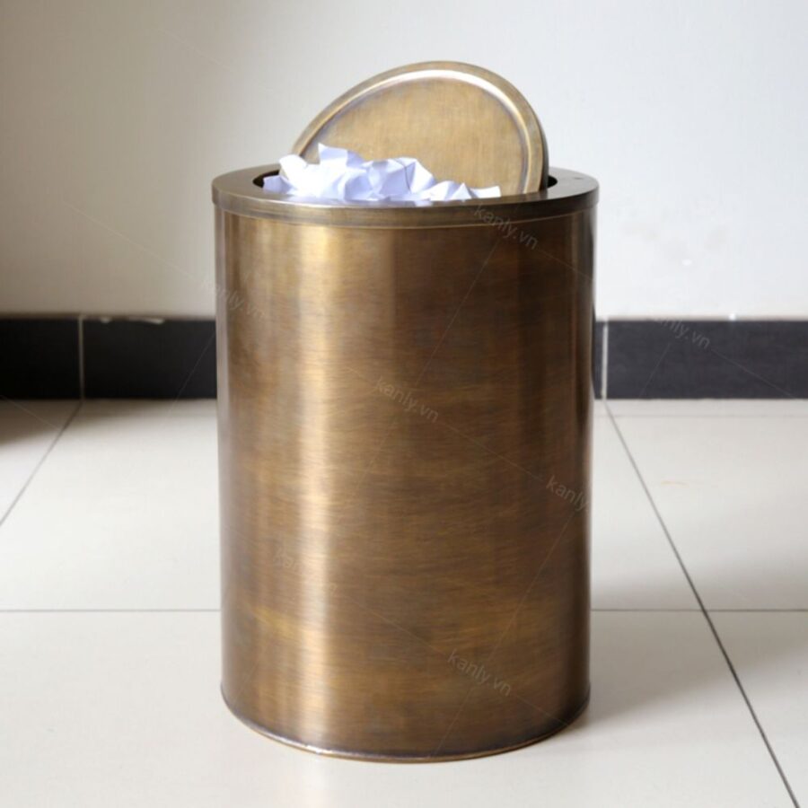 Thùng rác bằng đồng Kanly BR2011