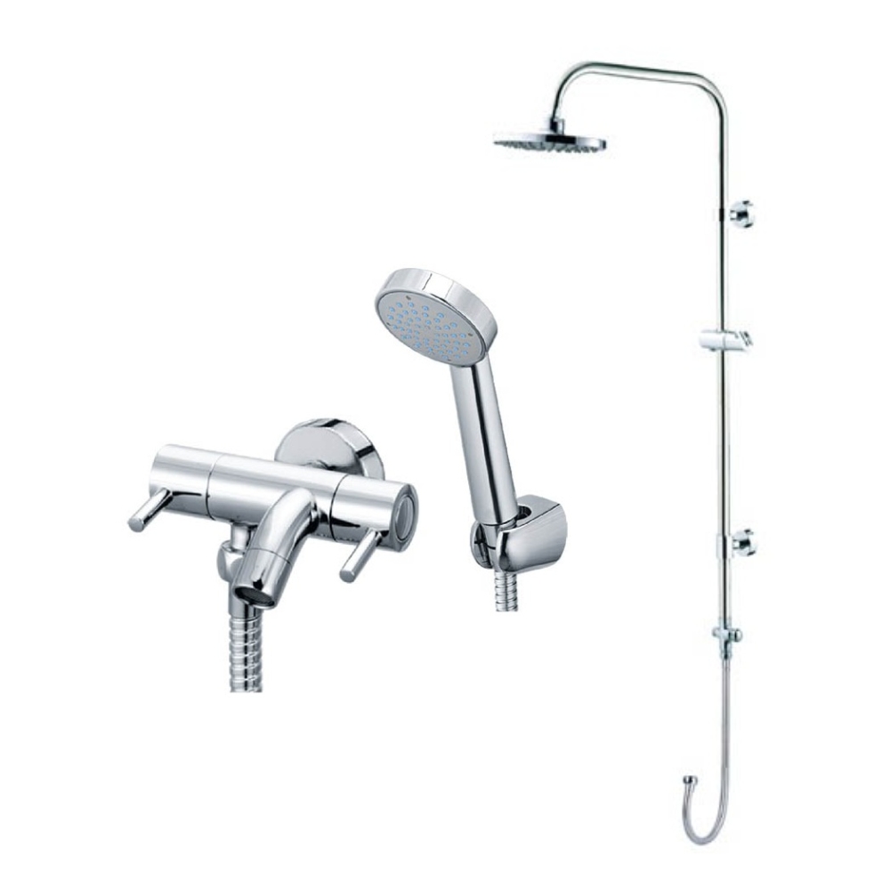Bộ sen cây tắm đứng lạnh Caesar BS122+S043C