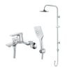 Bộ sen cây tắm đứng nóng lạnh Caesar BS122+S773C