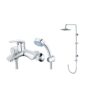 Bộ sen cây tắm đứng nóng lạnh Caesar BS124+S173C