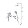 Bộ sen cây tắm đứng nóng lạnh Caesar BS124+S333C