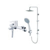 Bộ sen cây tắm đứng nóng lạnh Caesar BS124+S383C