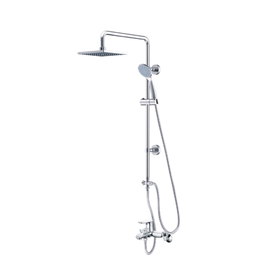 Bộ sen cây tắm đứng nóng lạnh Caesar BS124+S493C