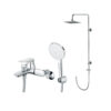 Bộ sen cây tắm đứng nóng lạnh Caesar BS124+S563C