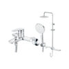 Bộ sen cây tắm đứng nóng lạnh Caesar BS126+S393C