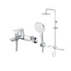 Bộ sen cây tắm đứng nóng lạnh Caesar BS126+S563C
