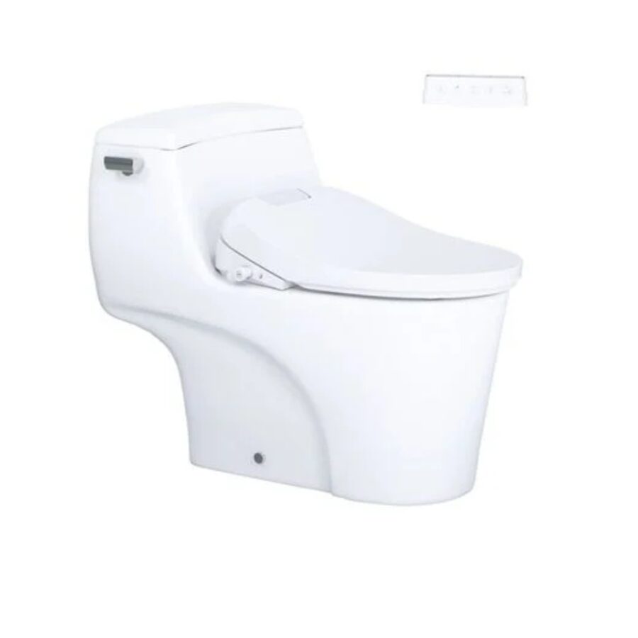 Bồn cầu 1 khối nắp điện tử Caesar C1353F+TAF610H