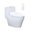 Bồn cầu 1 khối nắp điện tử Caesar C1356F+TAF710H
