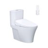 Bồn cầu 1 khối nắp điện tử Caesar C1395F+TAF710H