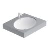 Chậu rửa mặt lavabo âm bàn Viglacera CA2