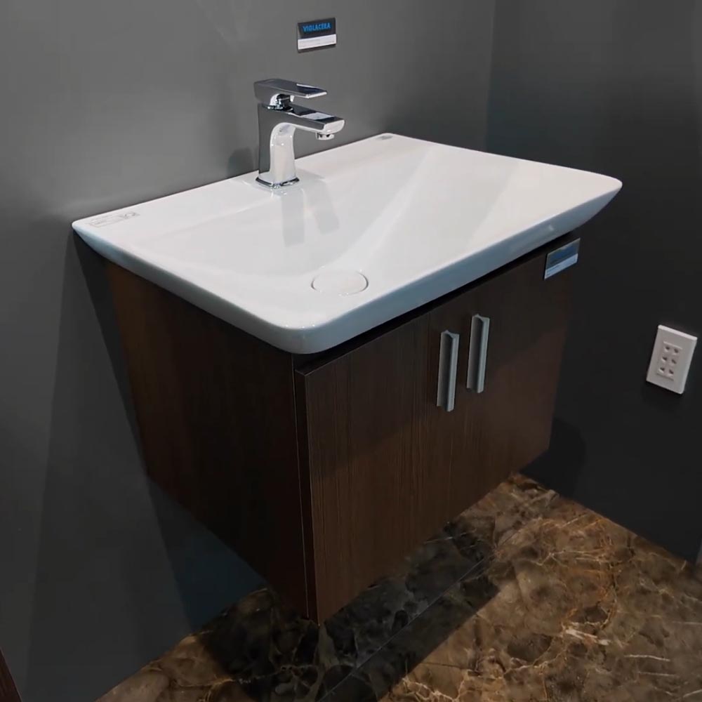 Chậu lavabo đặt bàn Viglacera CB70