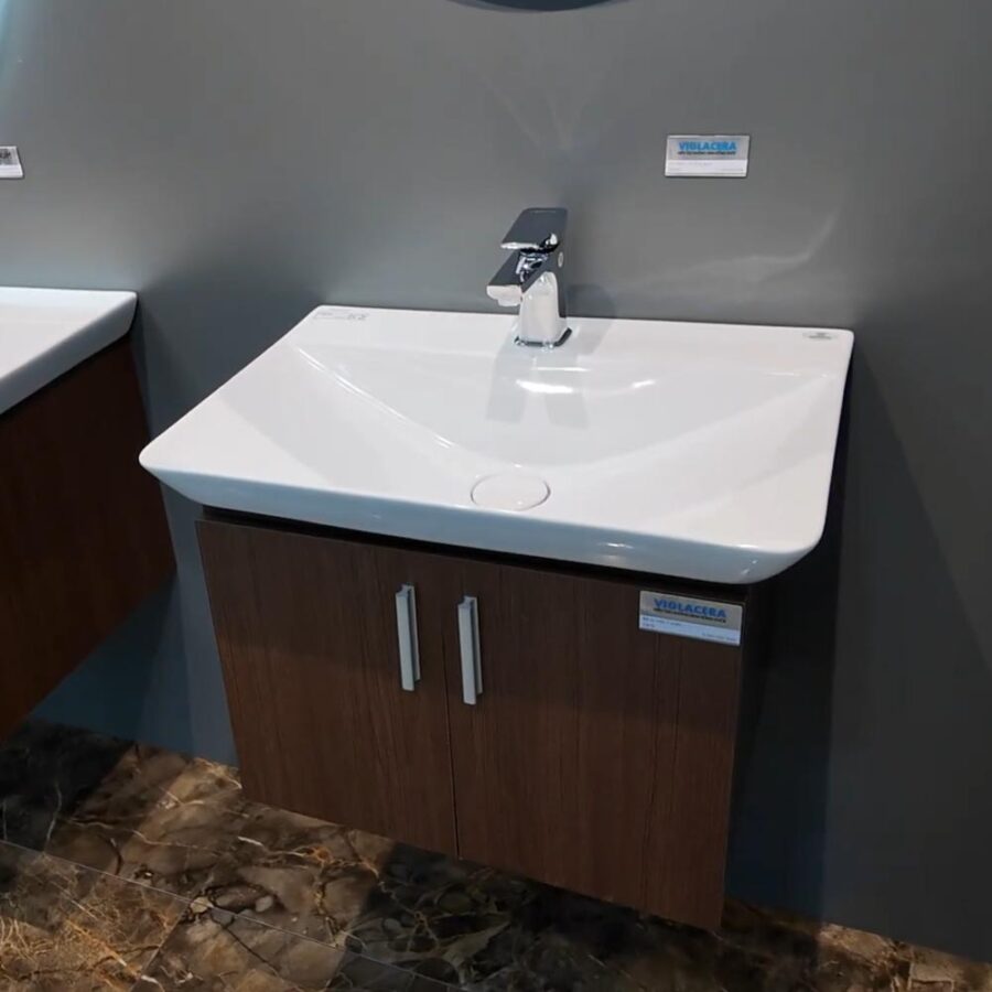 Chậu lavabo đặt bàn Viglacera CB70